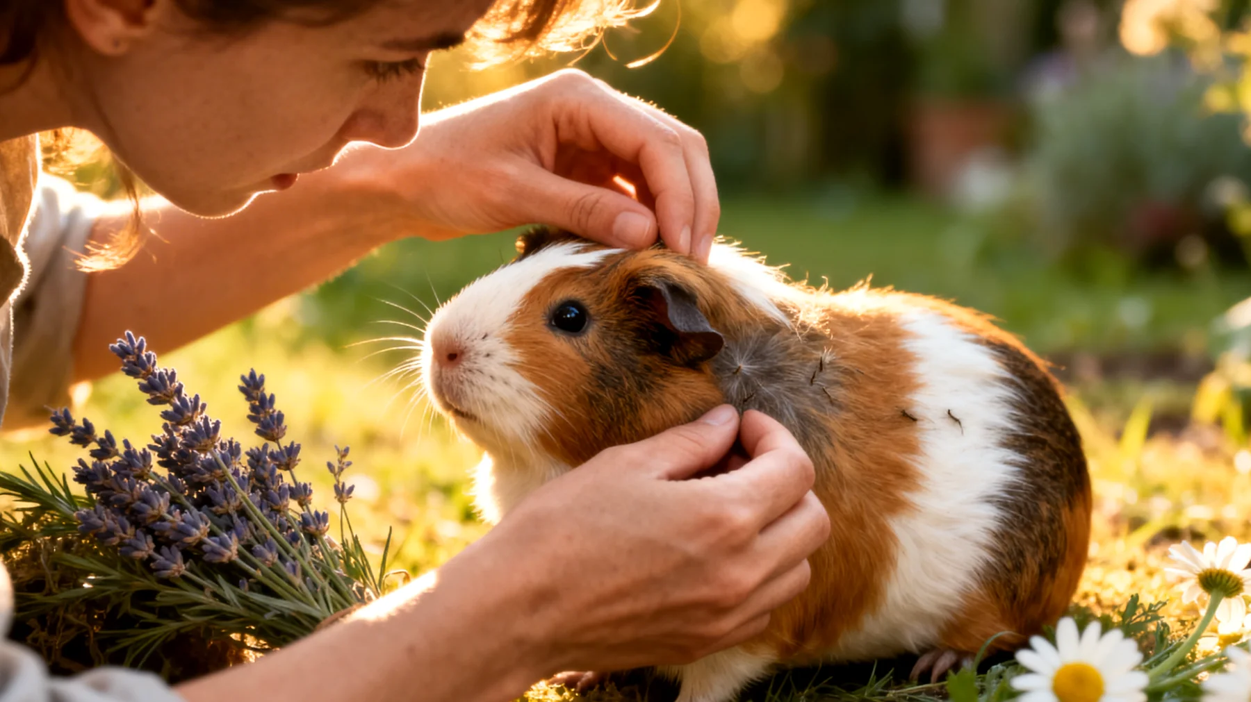 Meerschweinchen im Garten sind Parasiten wie Flöhen, Milben und Zecken ausgesetzt. Wie kann man sie auf natürliche Weise schützen und behandeln, ohne auf chemische Mittel zurückgreifen zu müssen?"