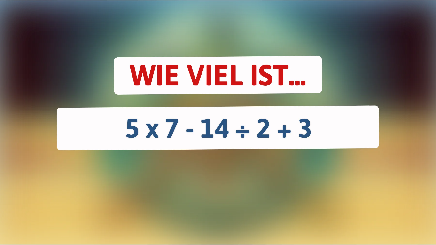 Nur 1% der Menschen können dieses Mathe-Rätsel in Sekunden lösen – gehörst du dazu? Finde es jetzt heraus!"